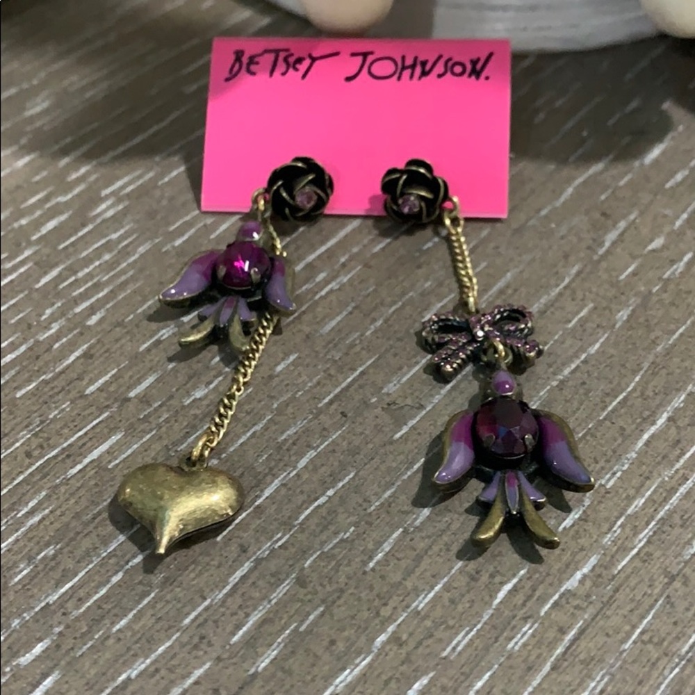 Betsy Johnson Bird Earrings